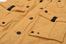 Navahoo Luluna ladies winter jacket with faux fur - Camel-Gr.S