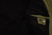 Navahoo Luluna Damen Winterjacke mit Kunstfell und Teddyfell Grün Größe XS - Gr. 34