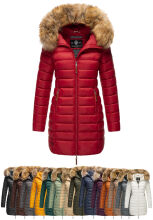 Marikoo Rose Damen Lange Winter Steppjacke