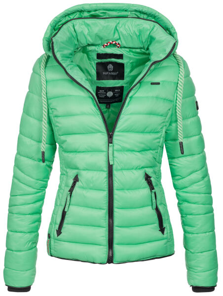 Navahoo Lulana Damen Steppjacke Übergangsjacke Mintgrün Größe M - Gr. 38