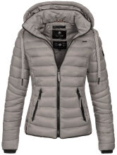 Navahoo Lulana Damen Steppjacke Übergangsjacke Grau Größe XS - Gr. 34