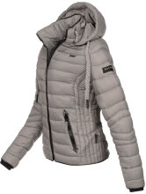 Navahoo Lulana Damen Steppjacke Übergangsjacke Grau Größe XS - Gr. 34