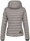 Navahoo Lulana Damen Steppjacke Übergangsjacke Grau Größe XS - Gr. 34