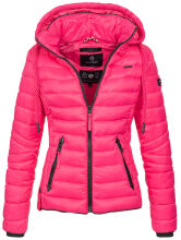 Navahoo Lulana Damen Steppjacke Übergangsjacke Pink Größe S - Gr. 36