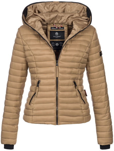 Navahoo Kimuk Damen Übergangs Steppjacke Camel Größe M - Gr. 38