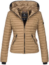 Navahoo Kimuk Damen Übergangs Steppjacke Camel Größe M - Gr. 38