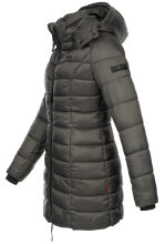 Marikoo Abendsternchen Damen Winterjacke gesteppt Anthrazit-Größe S - Gr. 36