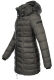 Marikoo Abendsternchen Damen Winterjacke gesteppt Anthrazit-Größe S - Gr. 36