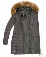 Marikoo Rose ladies long winter quilted jacket parka -
