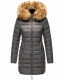 Marikoo Rose ladies long winter quilted jacket parka -