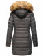 Marikoo Rose ladies long winter quilted jacket parka -