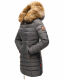 Marikoo Rose ladies long winter quilted jacket parka -