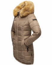 Navahoo Papaya Ladies Winter Quilted Jacket Taupe Size XS - Gr. 34