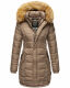 Navahoo Papaya Ladies Winter Quilted Jacket Taupe Size XS - Gr. 34