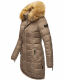 Navahoo Papaya Ladies Winter Quilted Jacket Taupe Size XS - Gr. 34