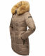 Navahoo Papaya Ladies Winter Quilted Jacket Taupe Size XS - Gr. 34