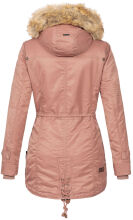 Navahoo LaViva warm ladies winter jacket with teddy fur Terrakotta-Gr.XL