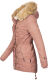 Navahoo LaViva warm ladies winter jacket with teddy fur Terrakotta-Gr.XL