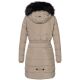Navahoo Paula Ladies Winter Jacket Coat Parka Warm Lined Winterjacket B383 Taupe Size S - Size 36