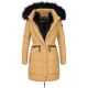 Navahoo Paula Ladies Winter Jacket Coat Parka Warm Lined Winterjacket B383 Camel Size L - Size 40