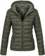Marikoo Lucy Damen gesteppte Übergangsjacke Grün  Größe XL - Gr. 42
