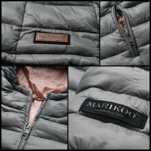 Marikoo Lucy Damen gesteppte Übergangsjacke Gelb Größe XXL - Gr. 44