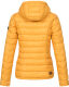 Marikoo Lucy Damen gesteppte Übergangsjacke Gelb Größe XXL - Gr. 44
