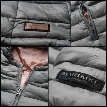 Marikoo Lucy Damen gesteppte Übergangsjacke Rosa Größe S - Gr. 36