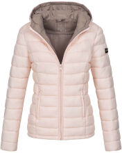 Marikoo Lucy Damen gesteppte Übergangsjacke Rosa Größe M - Gr. 38
