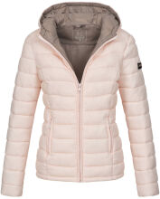 Marikoo Lucy Damen gesteppte Übergangsjacke Rosa Größe XXL - Gr. 44