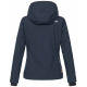 Marikoo Erdbeere Damen Übergangsjacke leicht gefüttert mit Kapuze Navy Größe XXL - Gr. 44