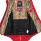 Navahoo Bombii Damen Winterjacke lang mit Kunstfell Rot Größe XS - Gr. 34