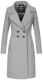 Navahoo Wooly Ladies Coat B661 Hellgrau Größe M - Gr. 38