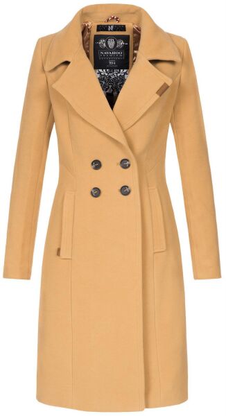 Navahoo Wooly Ladies Coat B661 Camel Größe L - Gr. 40