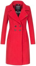 Navahoo Wooly Ladies Coat B661 Rot Größe M - Gr. 38