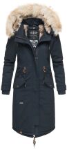 Navahoo Kin-Joo ladies parka winter jacket with hood - Navy-Gr.XS