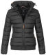 Marikoo Poison Damen Steppjacke Stehkragen Schwarz-Gr.L