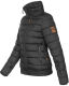 Marikoo Poison Damen Steppjacke Stehkragen Schwarz-Gr.L