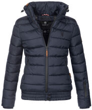 Marikoo Poison Damen Steppjacke Stehkragen Navy-Gr.XS