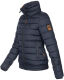 Marikoo Poison Damen Steppjacke Stehkragen Navy-Gr.XL