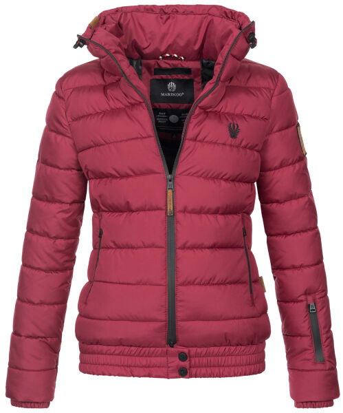 Marikoo Poison ladies quilted jacket stand-up collar Bordeaux-Gr.XL