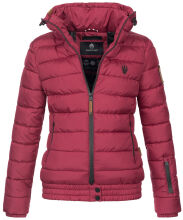 Marikoo Poison ladies quilted jacket stand-up collar Bordeaux-Gr.XL