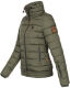 Marikoo Poison ladies quilted jacket stand-up collar Forest-Green-Gr.S