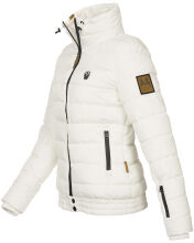 Marikoo Poison Damen Steppjacke Stehkragen Weiß-Gr.XS
