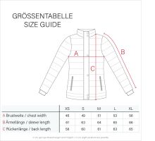 Marikoo Poison Damen Steppjacke Stehkragen Weiß-Gr.XS