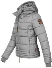 Marikoo Sole ladies winter hooded quilted jacket Grau-Gr.XS