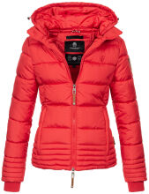 Marikoo Sole ladies winter hooded quilted jacket Rot-Gr.S