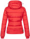 Marikoo Sole ladies winter hooded quilted jacket Rot-Gr.S