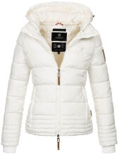 Marikoo Sole ladies winter hooded quilted jacket Weiß-Gr.XS