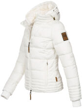 Marikoo Sole ladies winter hooded quilted jacket Weiß-Gr.XS